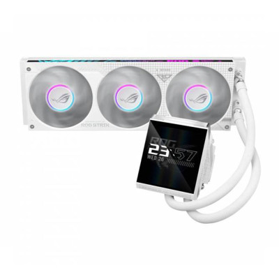 ASUS ROG Strix LC IV 360 ARGB LCD White | Radiatore 360mm LCD | L'impianto total white con display gigante per la tua CPU